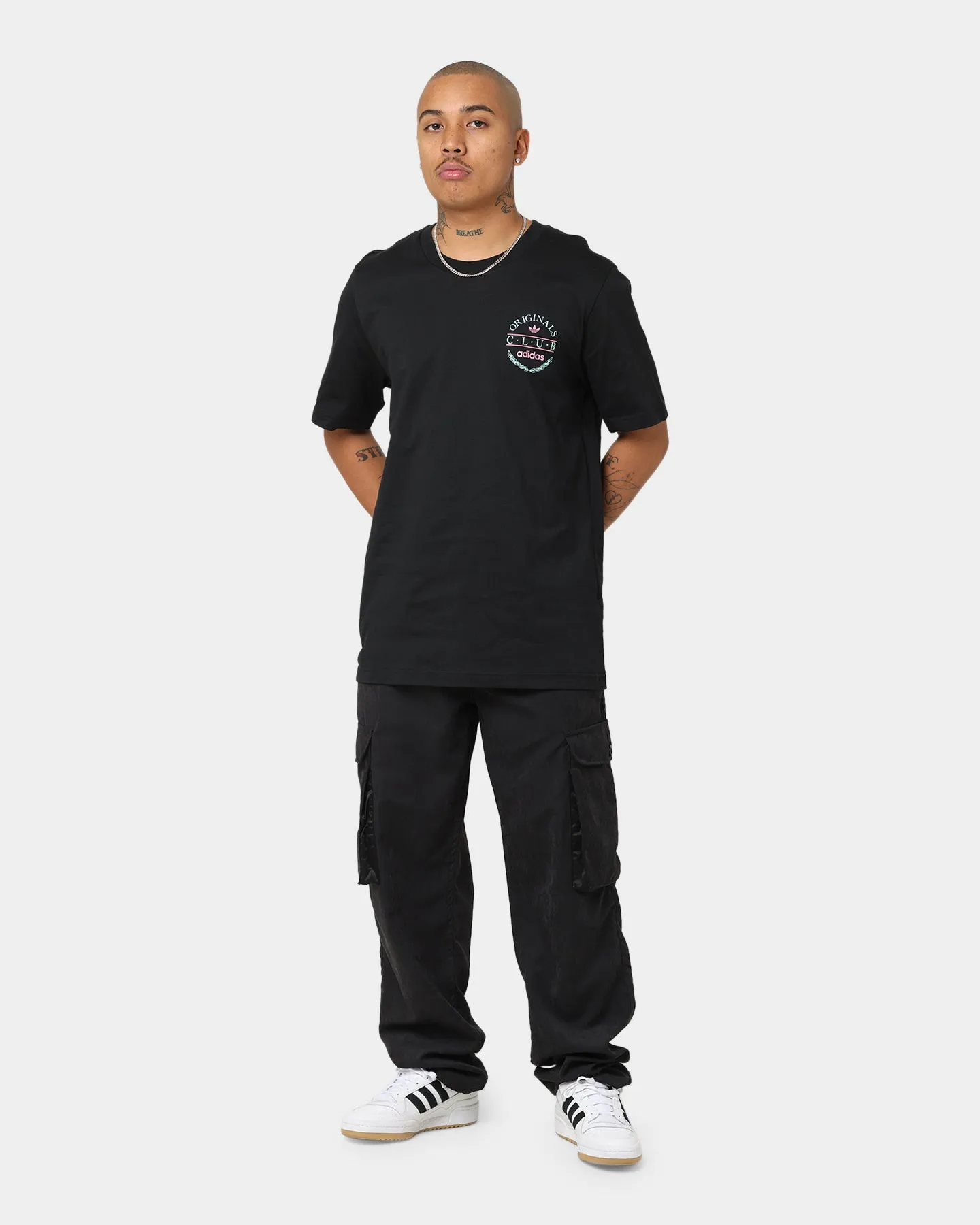 Adidas Club Logo T-Shirt Black