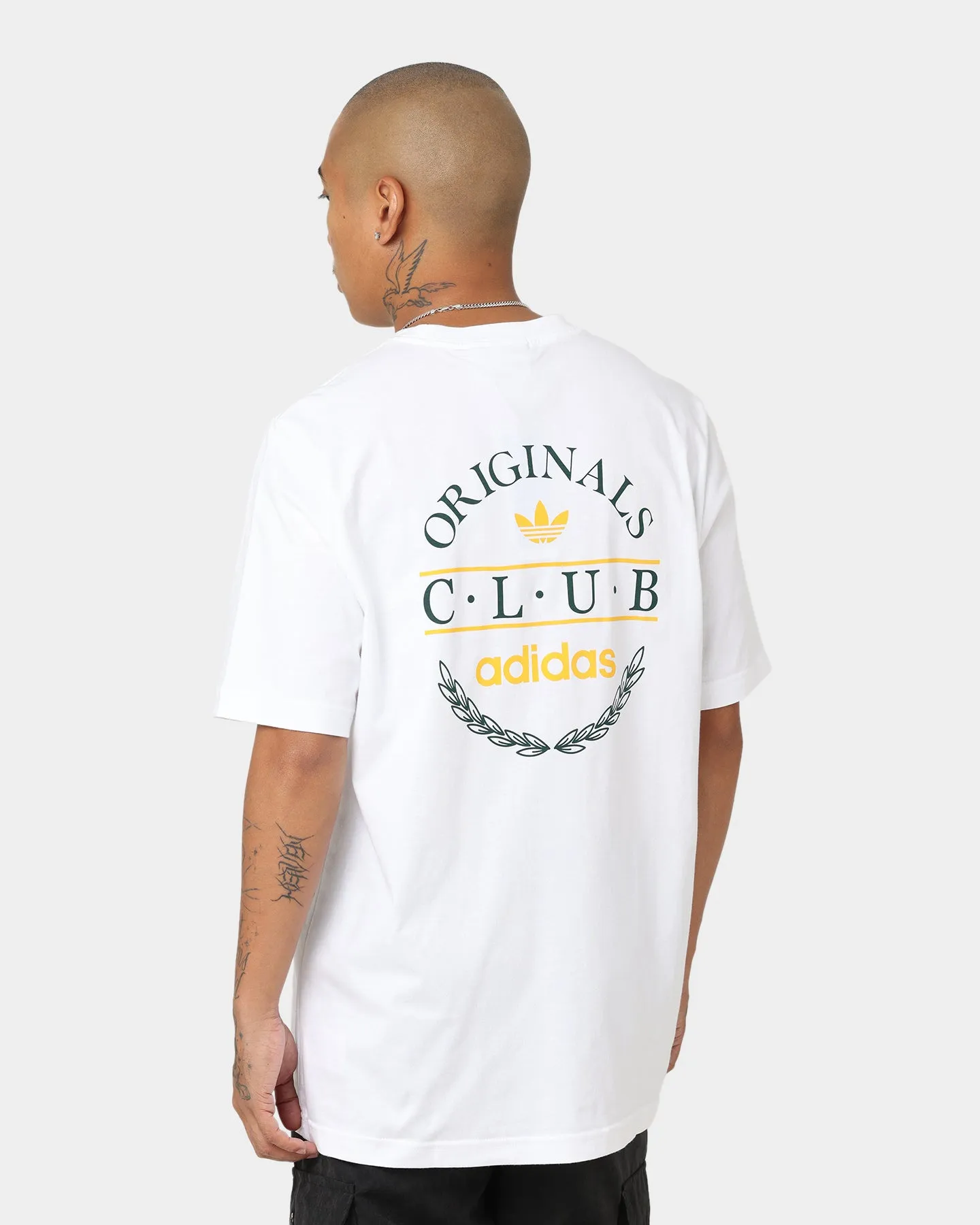 Adidas Club Logo T-Shirt White