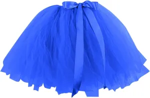 Adult Tutu Women's Tulle Skirt Knee Length 6-Layered Wedding Party Women Tennis Skirt Adult Tutu Skirts for Women