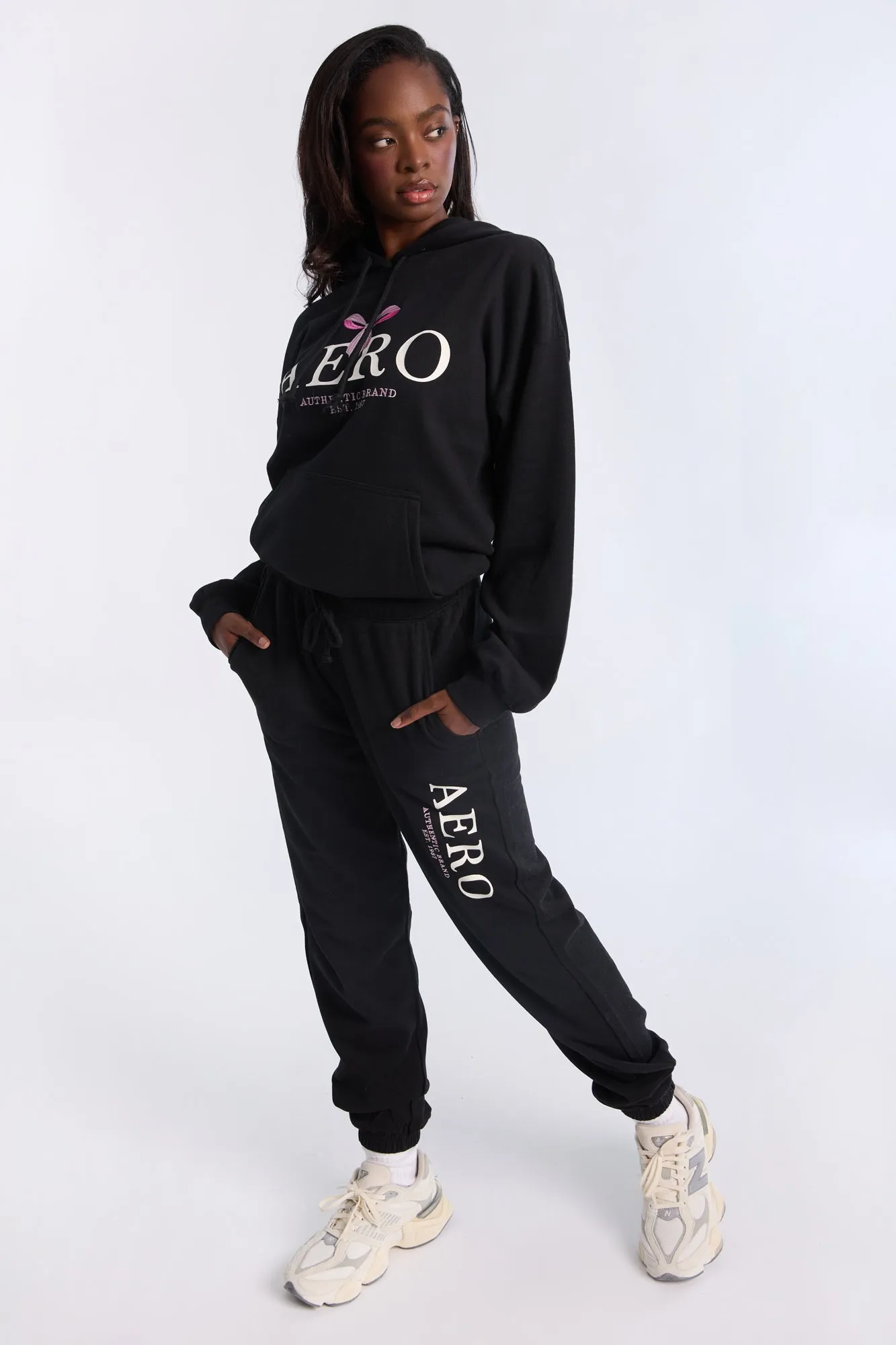 AERO Graphic Boyfriend Jogger