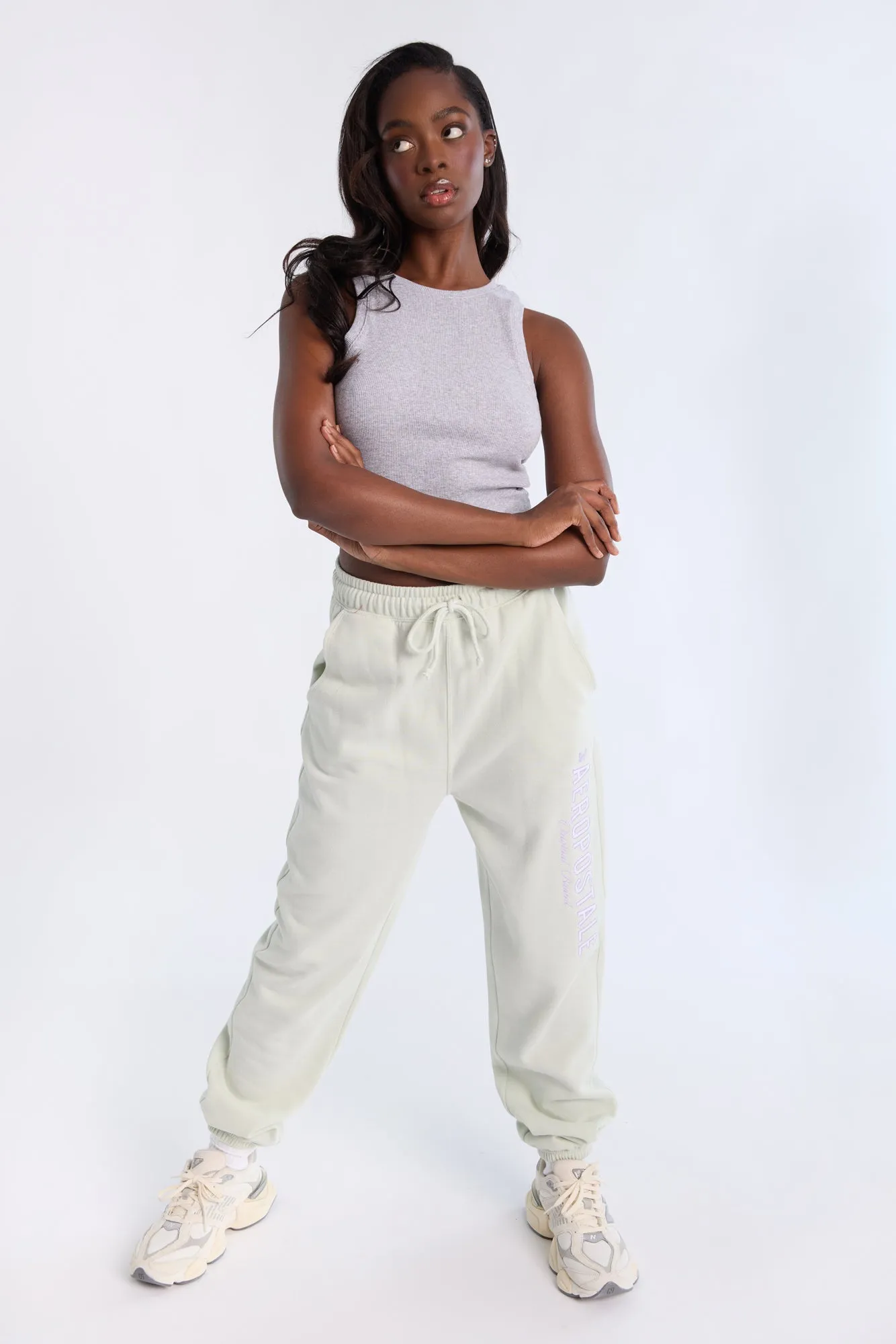 AERO Graphic Boyfriend Jogger
