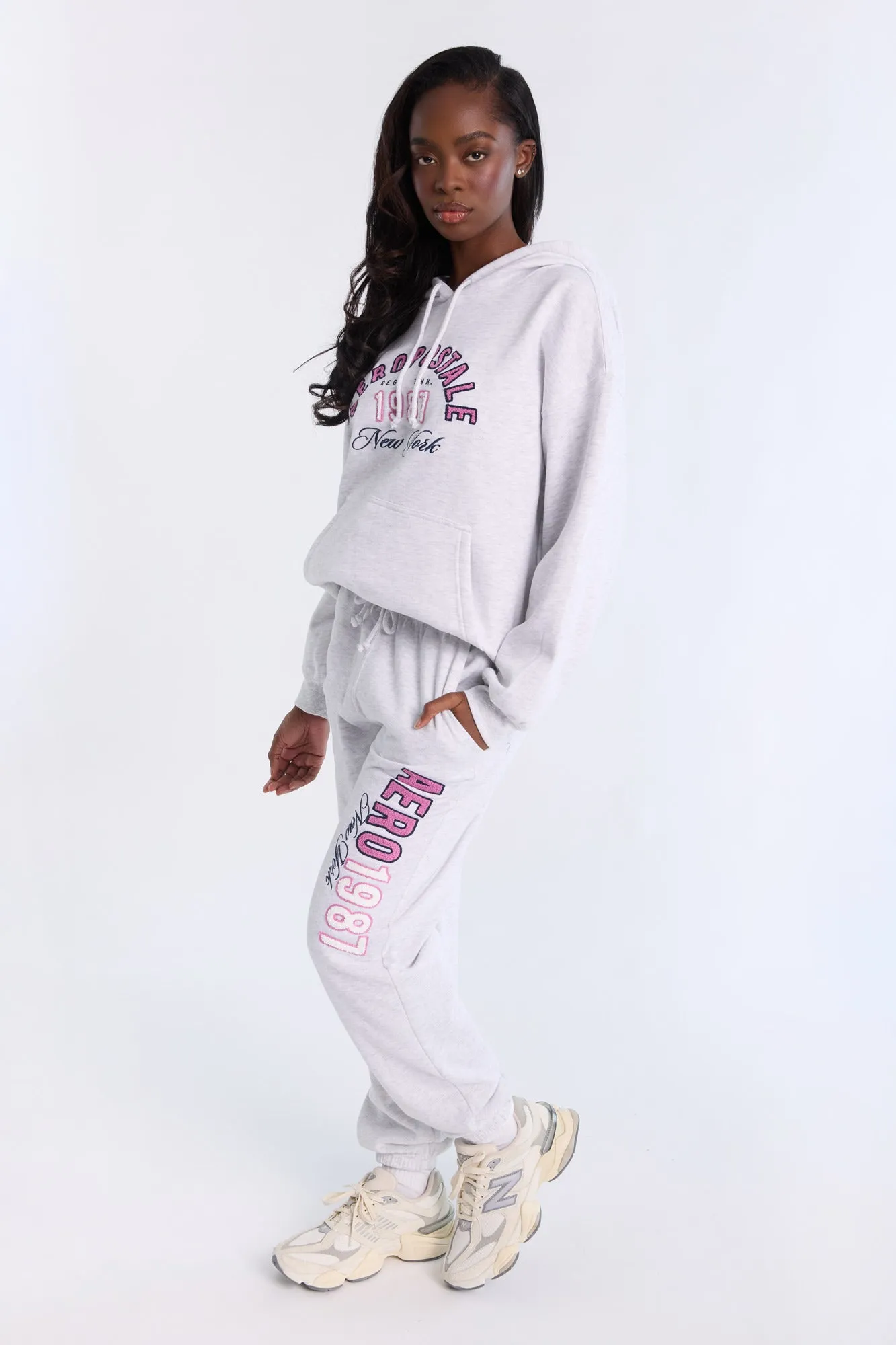 AERO Graphic Boyfriend Jogger