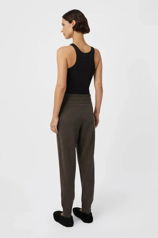 Arden Knit Pant Warm Charcoal Marle