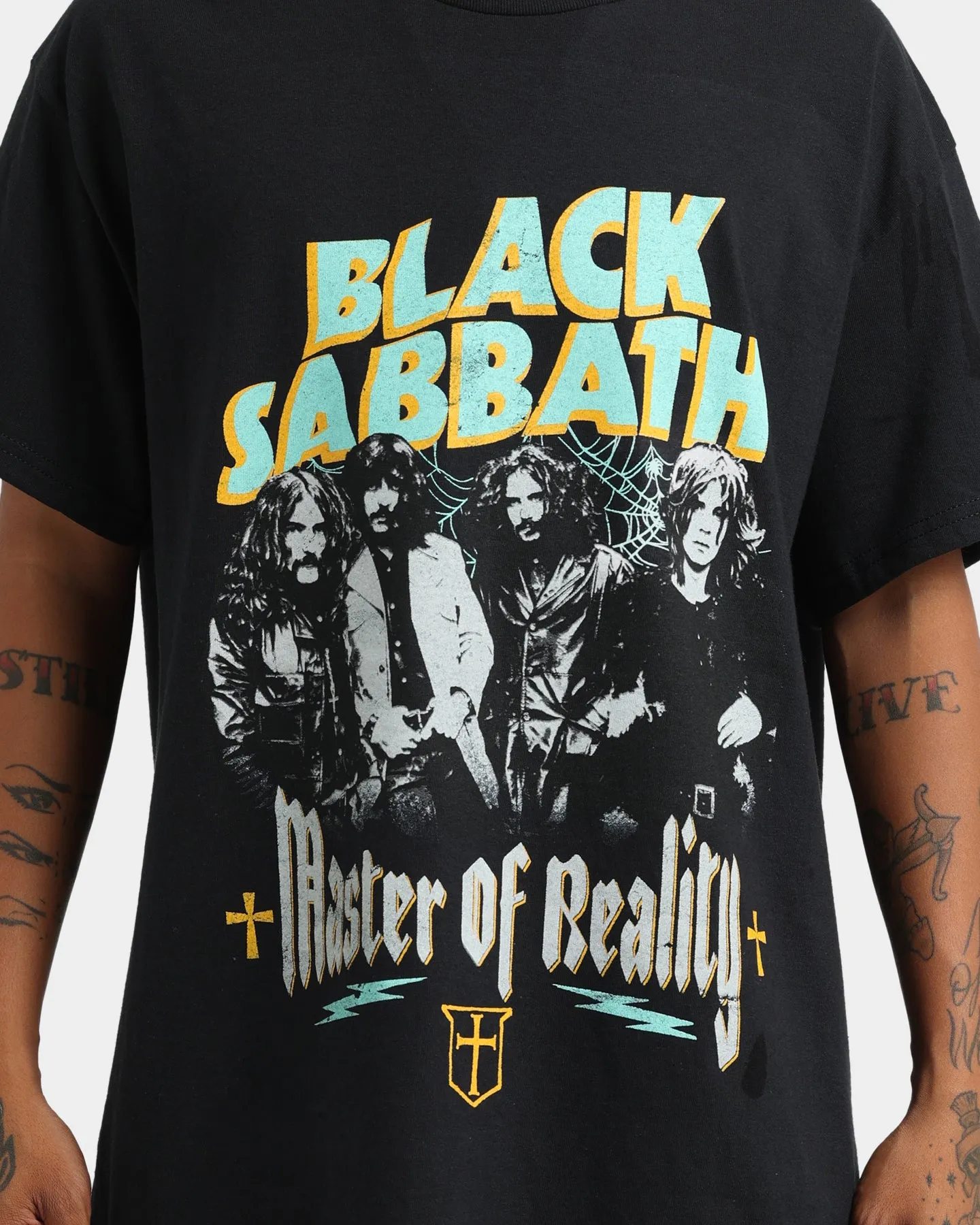 Black Sabbath Master Of Reality Vintage T-Shirt Black