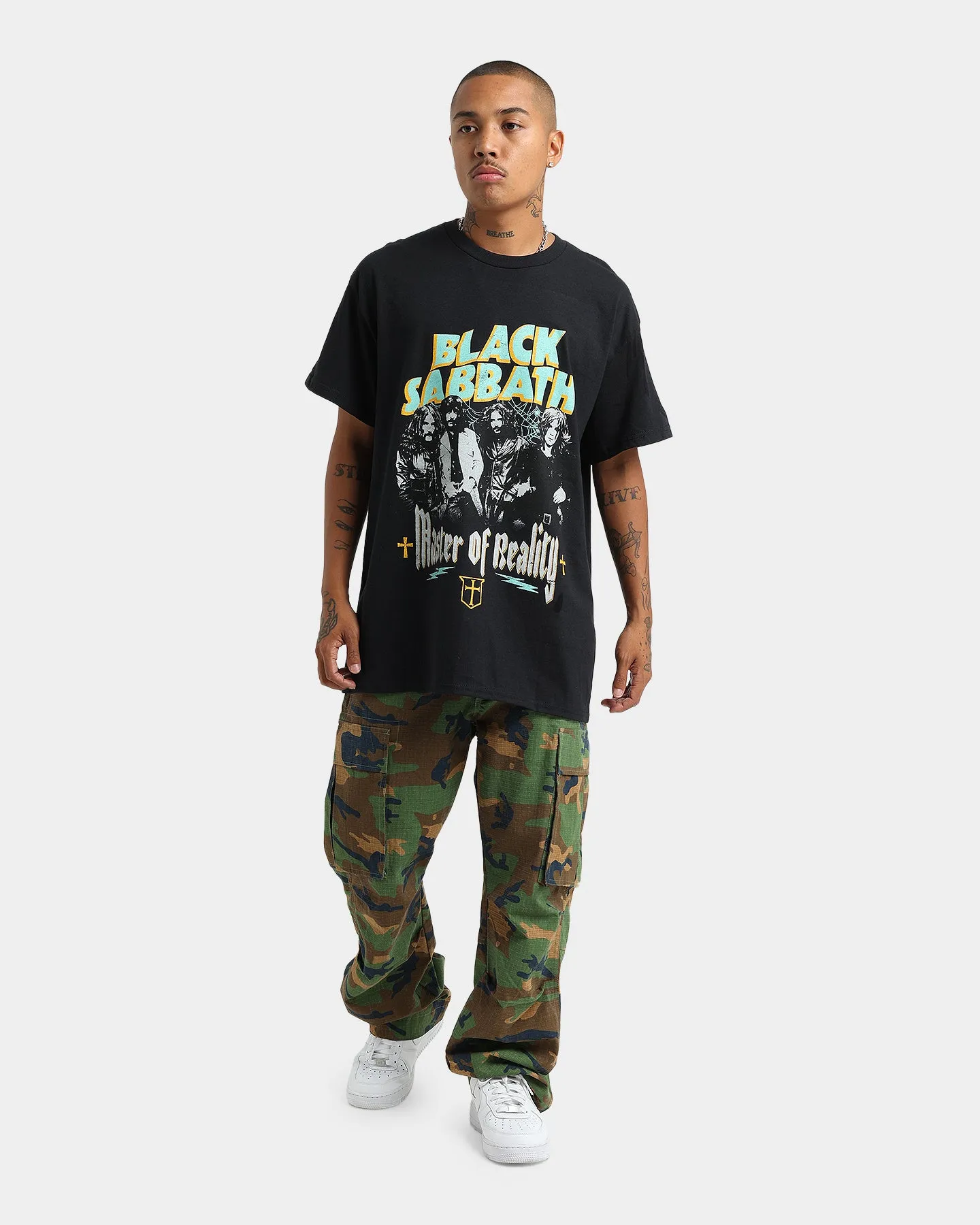 Black Sabbath Master Of Reality Vintage T-Shirt Black