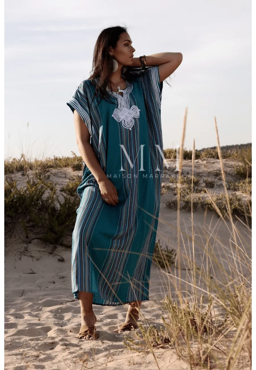 Blue Bedouin Kaftan Caftan & Loungewear