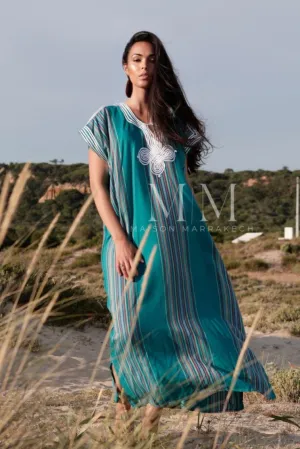 Blue Bedouin Kaftan Caftan & Loungewear