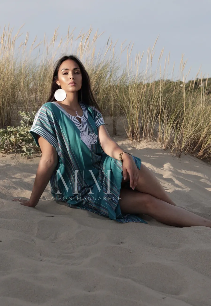 Blue Bedouin Kaftan Caftan & Loungewear