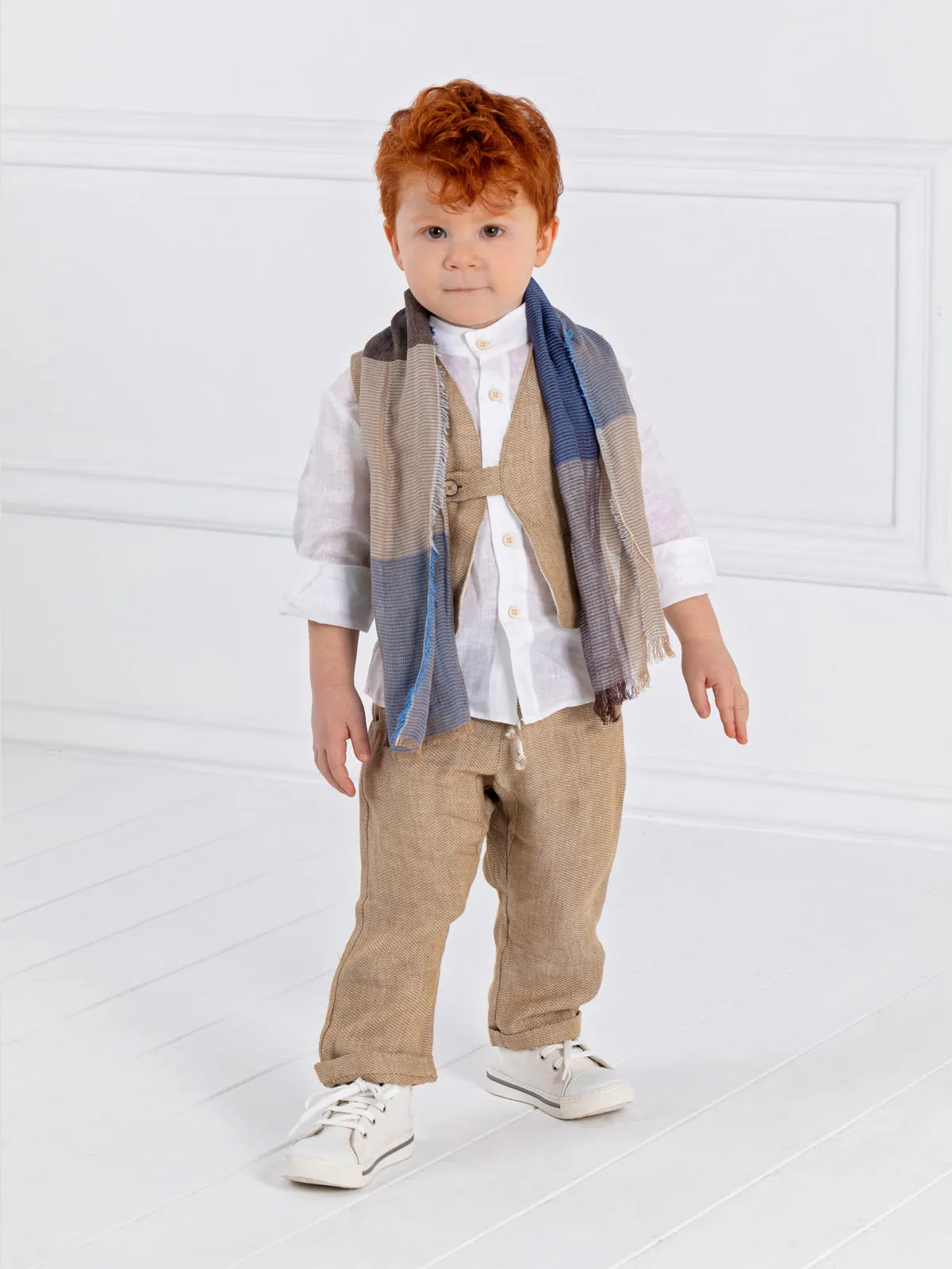 Boy's Baptism outfit set 5pcs - SALERNO