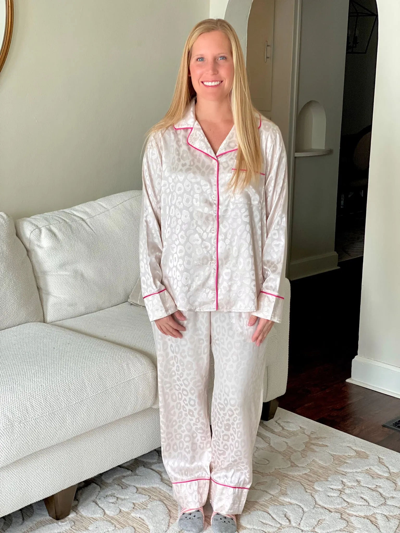 Call Me Cupid Cream Pajama Set