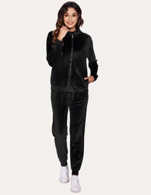 Ekouaer Velour Tracksuit Set (US Only)