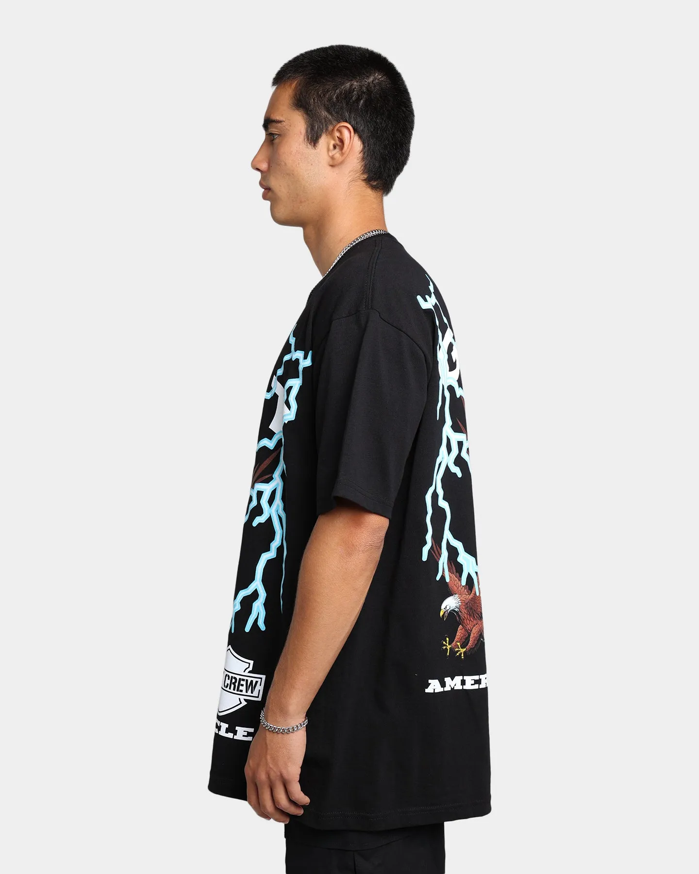 Goat Crew American T-Shirt Black