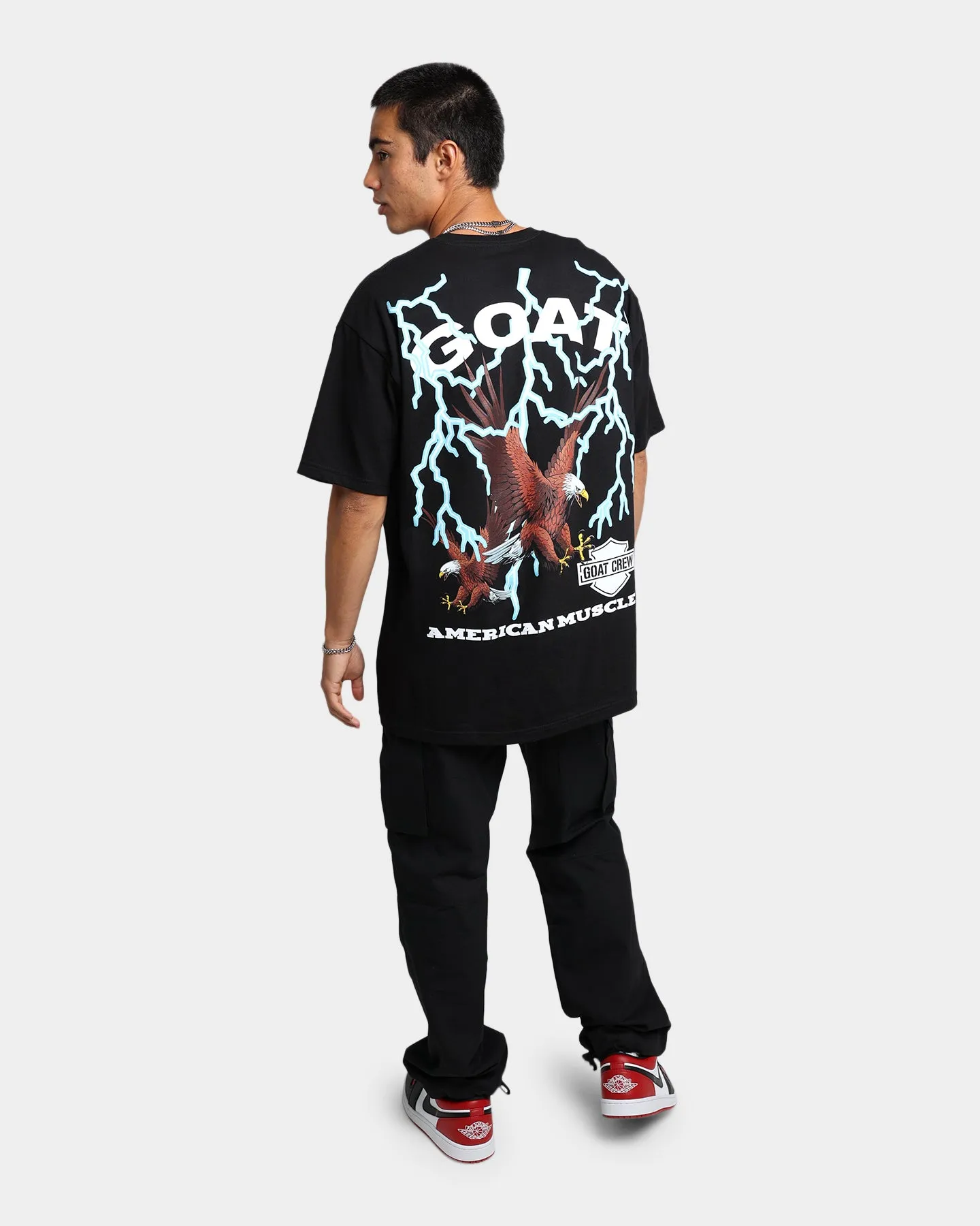 Goat Crew American T-Shirt Black