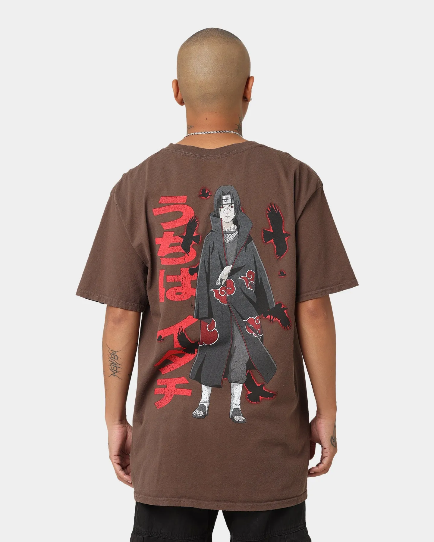 Goat Crew Goat Crew X Naruto Itachi CLR T-Shirt Brown
