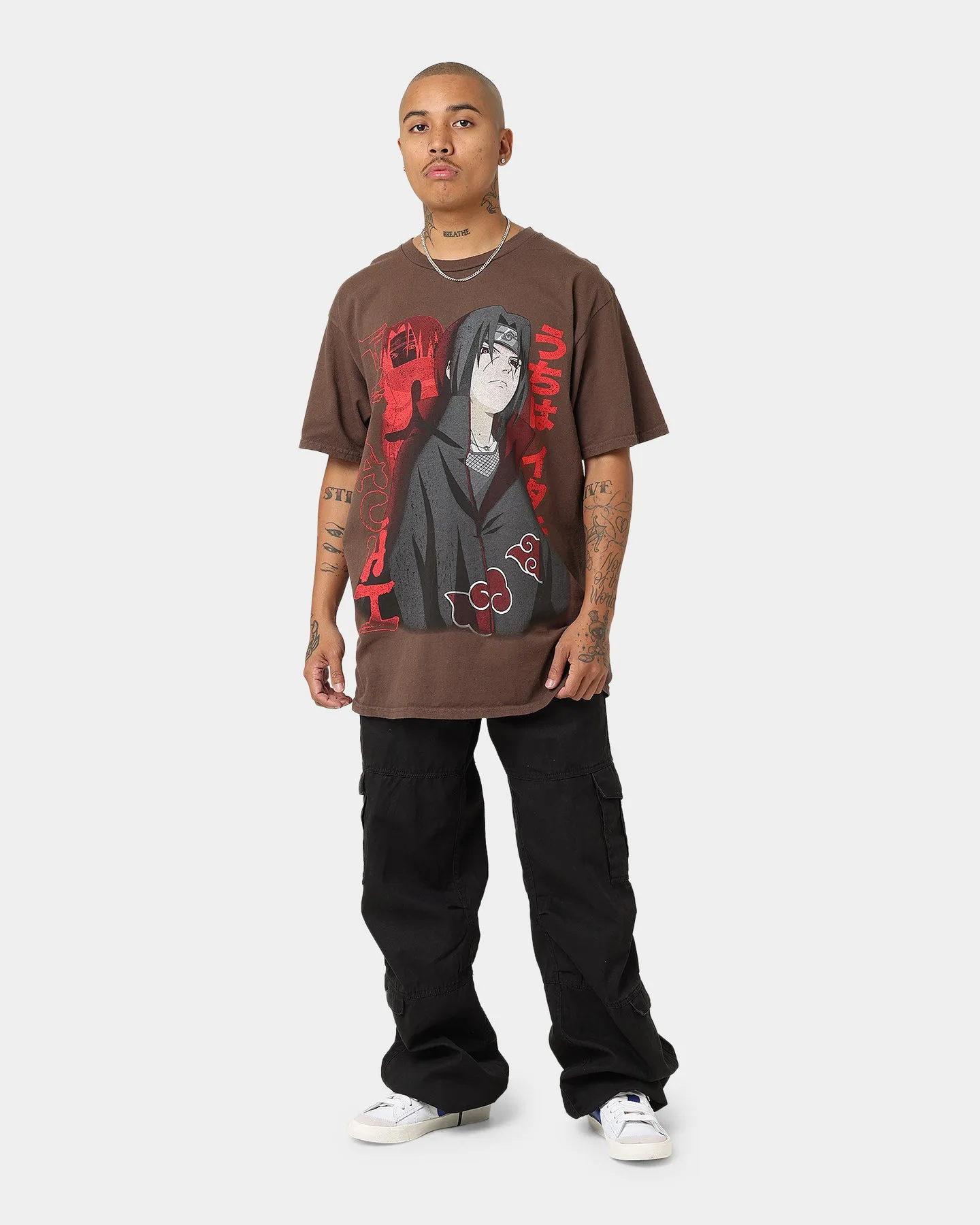 Goat Crew Goat Crew X Naruto Itachi CLR T-Shirt Brown