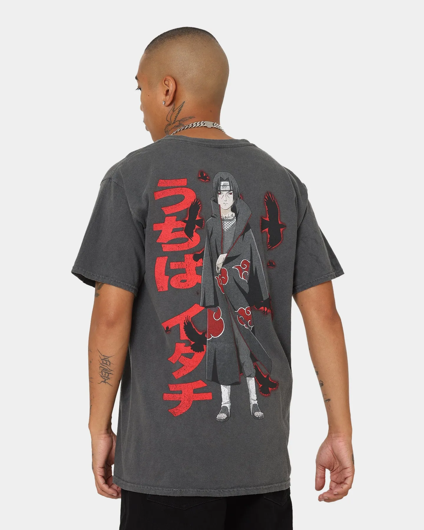 Goat Crew Goat Crew X Naruto Itachi CLR T-Shirt Charcoal