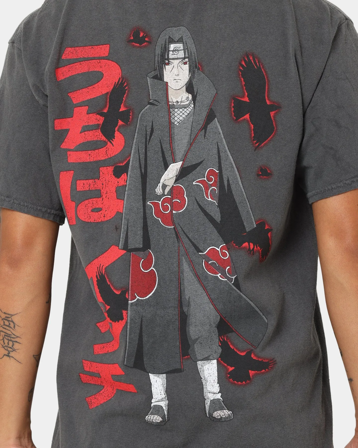Goat Crew Goat Crew X Naruto Itachi CLR T-Shirt Charcoal