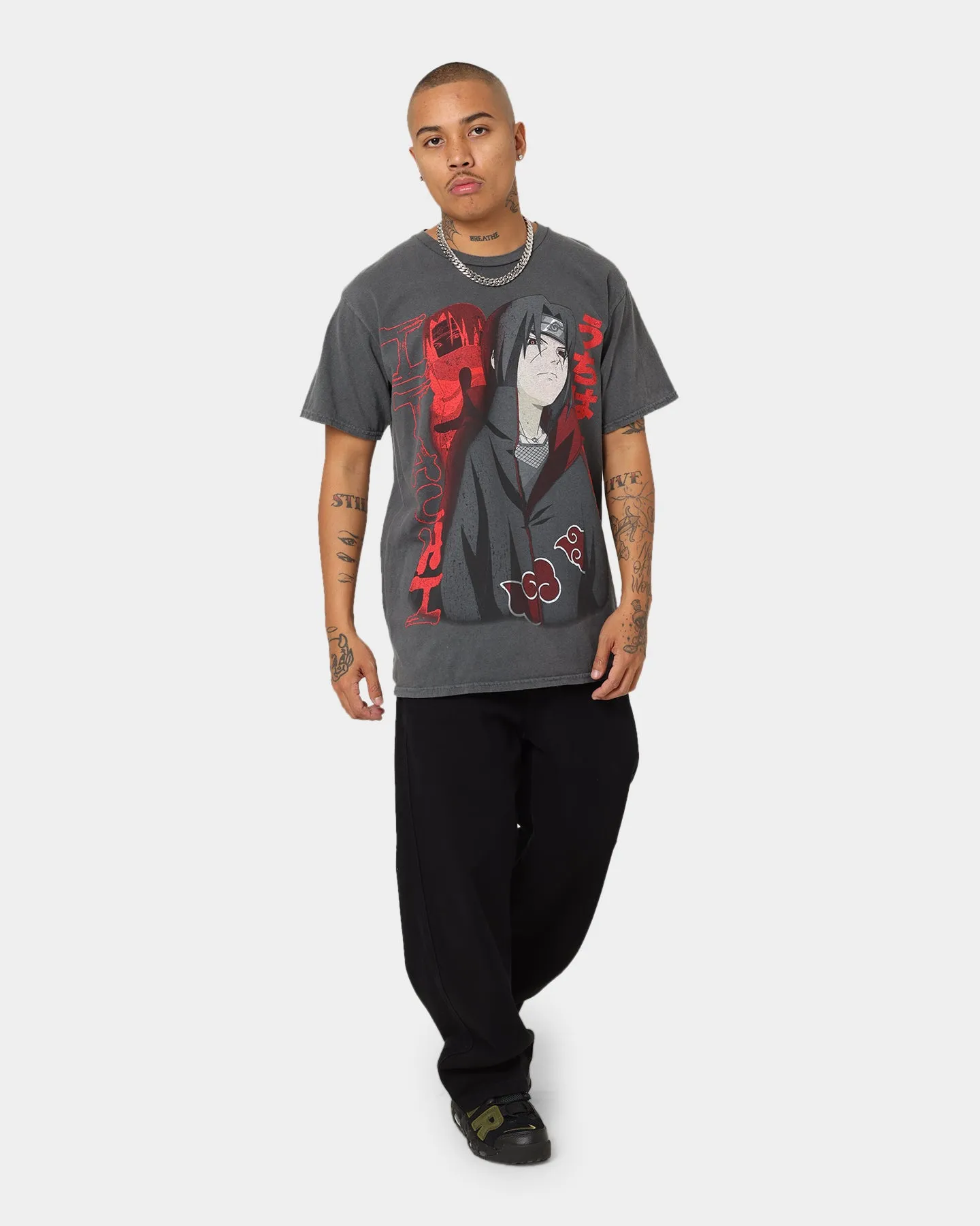 Goat Crew Goat Crew X Naruto Itachi CLR T-Shirt Charcoal