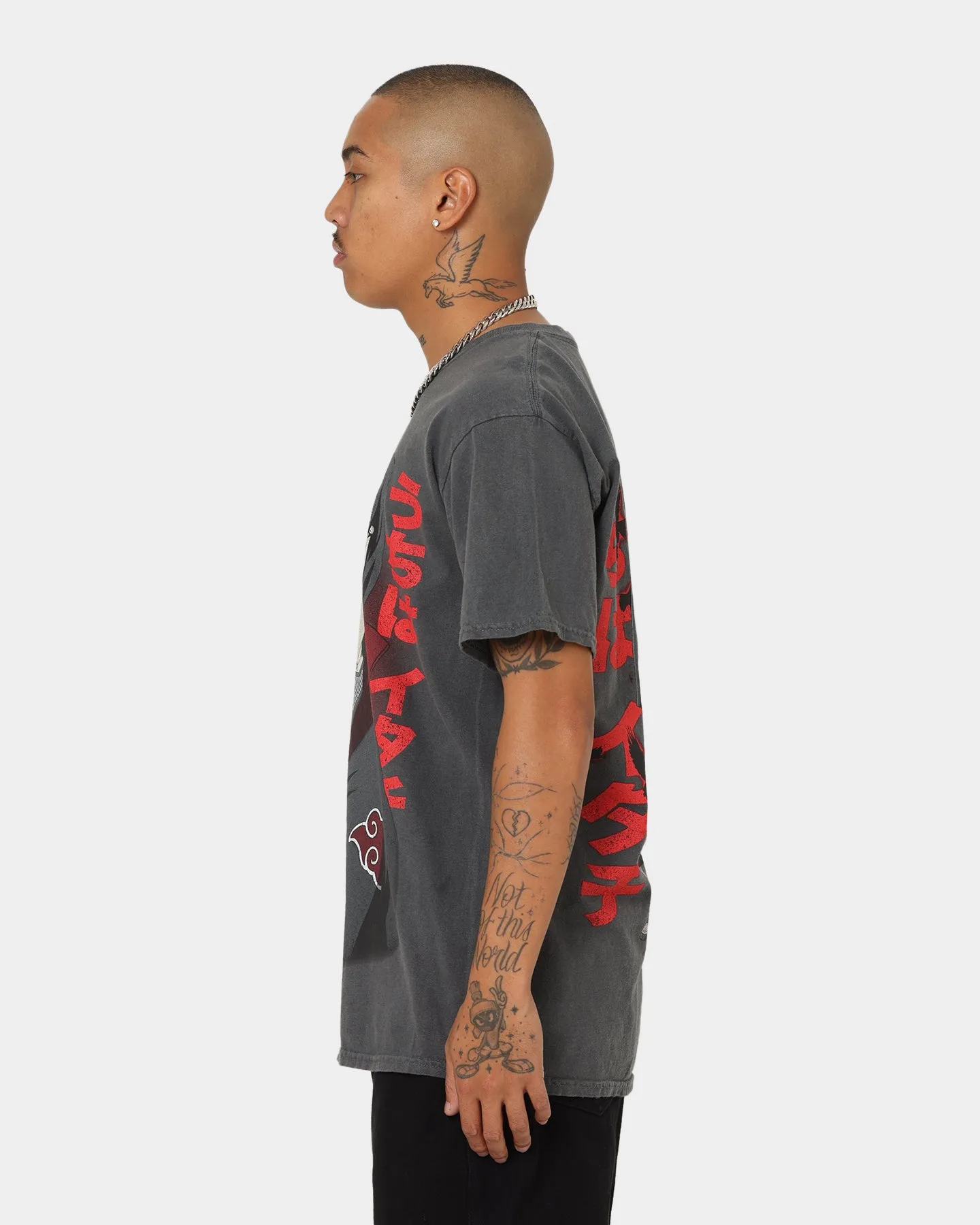 Goat Crew Goat Crew X Naruto Itachi CLR T-Shirt Charcoal