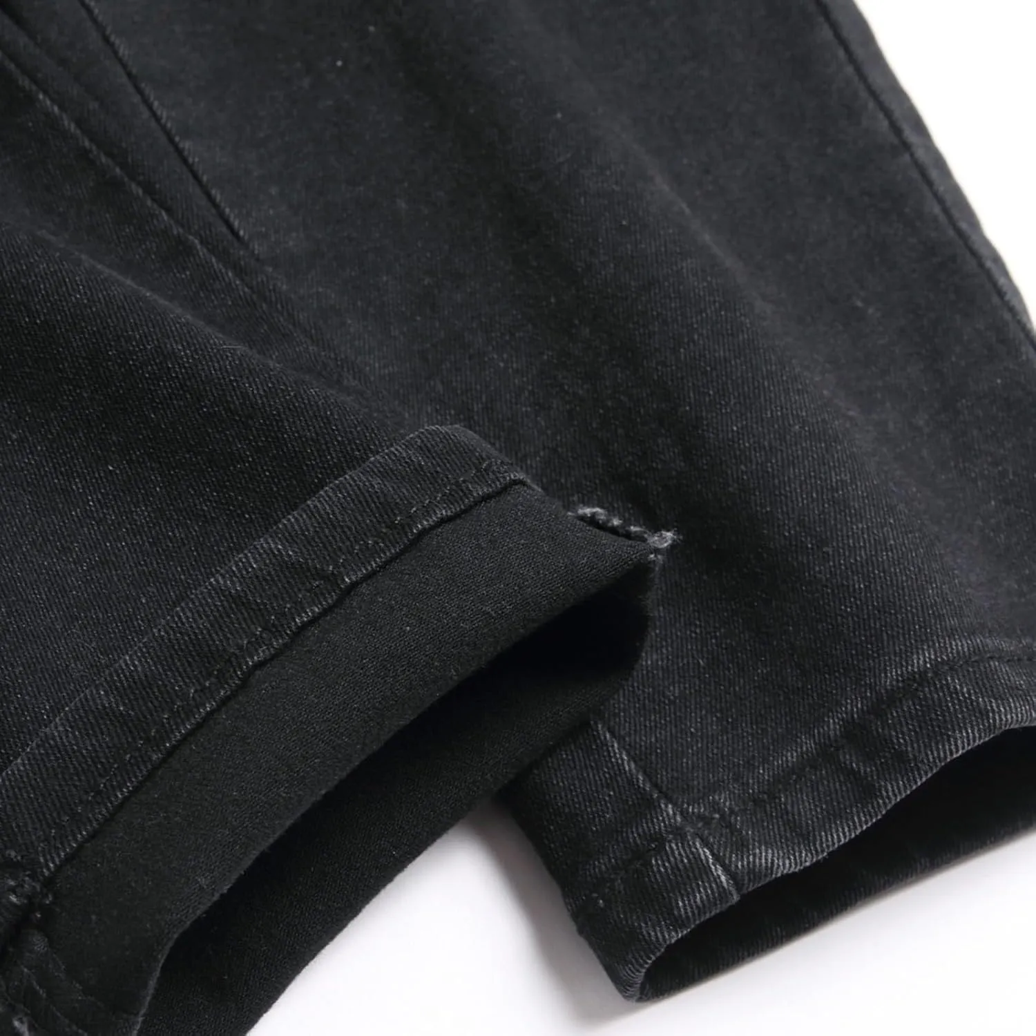 Men's Jeans Pants Fashion Multi-Pockets Loose Comfy Y2k Denim Trouser Stretch Slim Fit Comfy Cargo Sweatpant