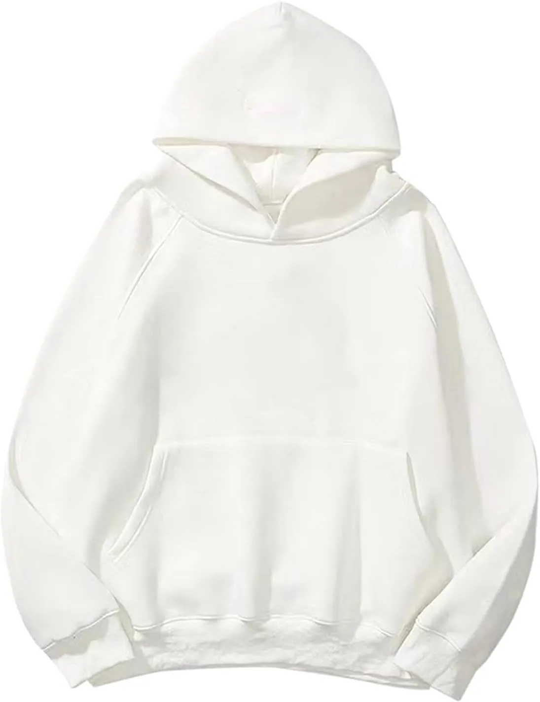 Oversized Hoodie Sweatshirt for Women Long Sleeve Solid Colors Hooded Pullover Tops Fall Fashion Outfit with Pocket
