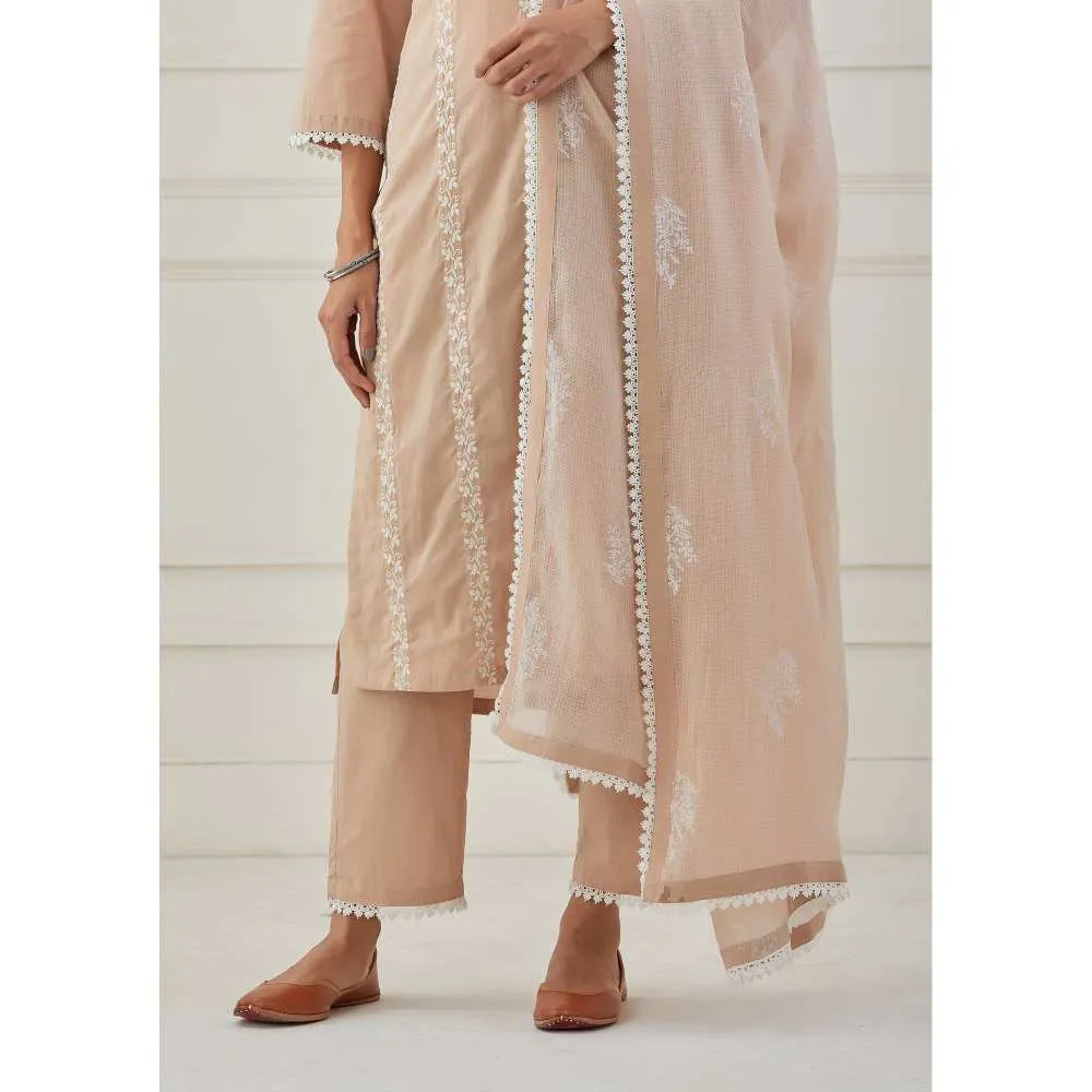 Priya Chaudhary Beige Pants